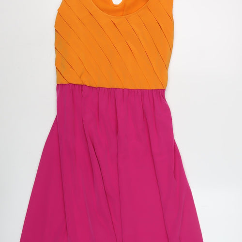 Next Women's Multicoloured Sleeveless Dress Size 10