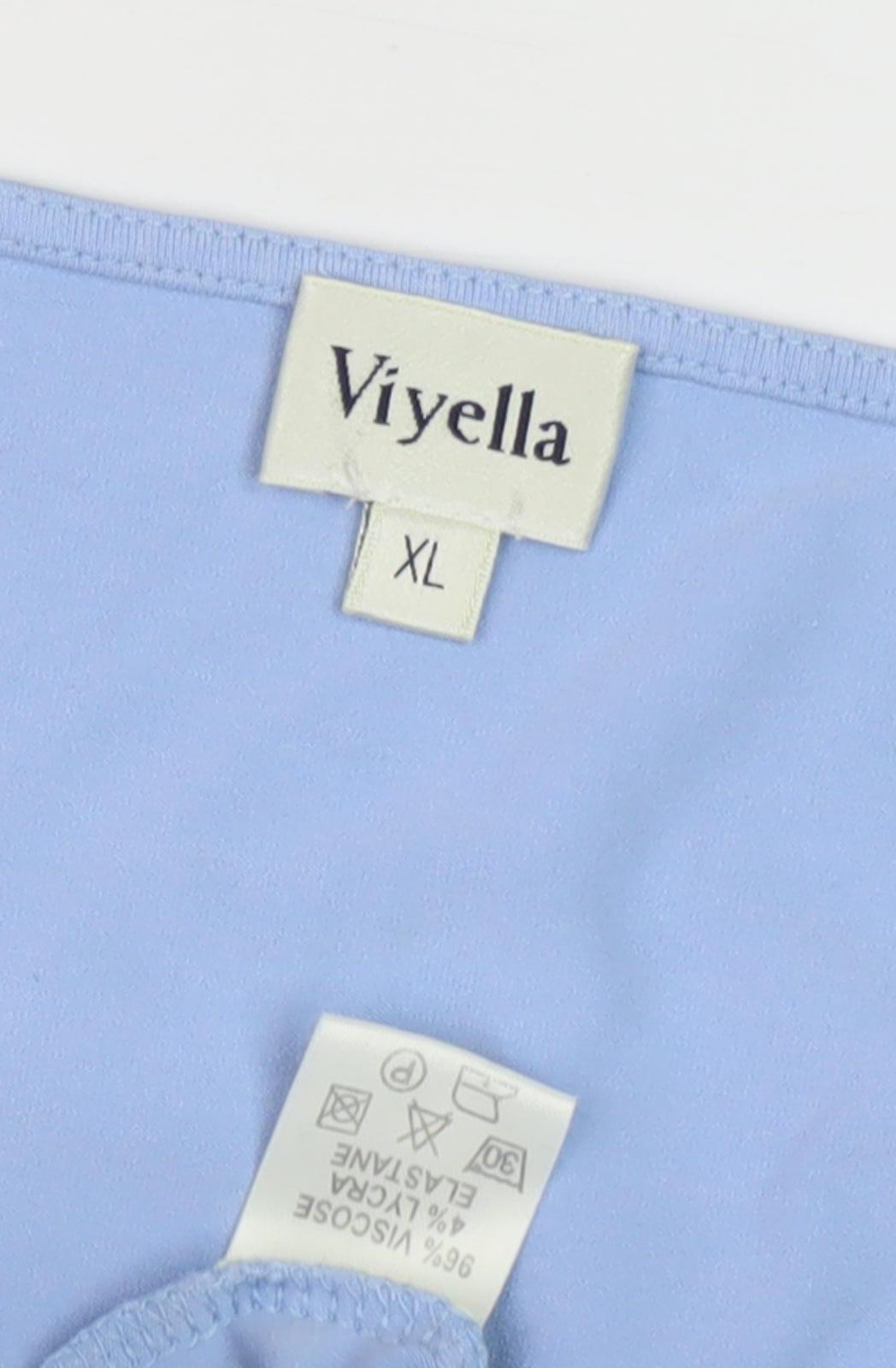 Viyella Women's Blue Tank Top XL Scoop Neck