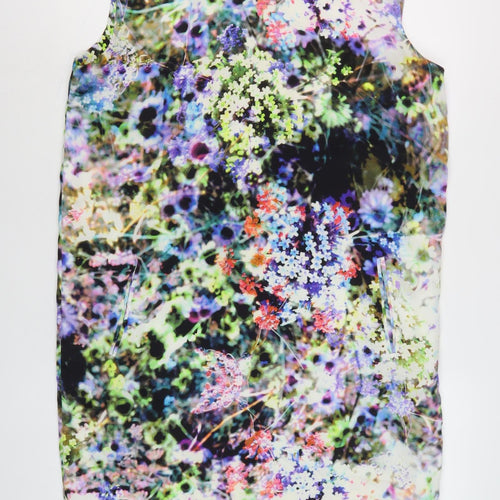 Pied A Terre Women's Multicoloured Shift Dress Size 12