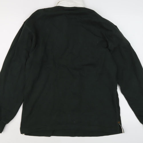 Guinness Men’s Green Long Sleeve Polo, Size S