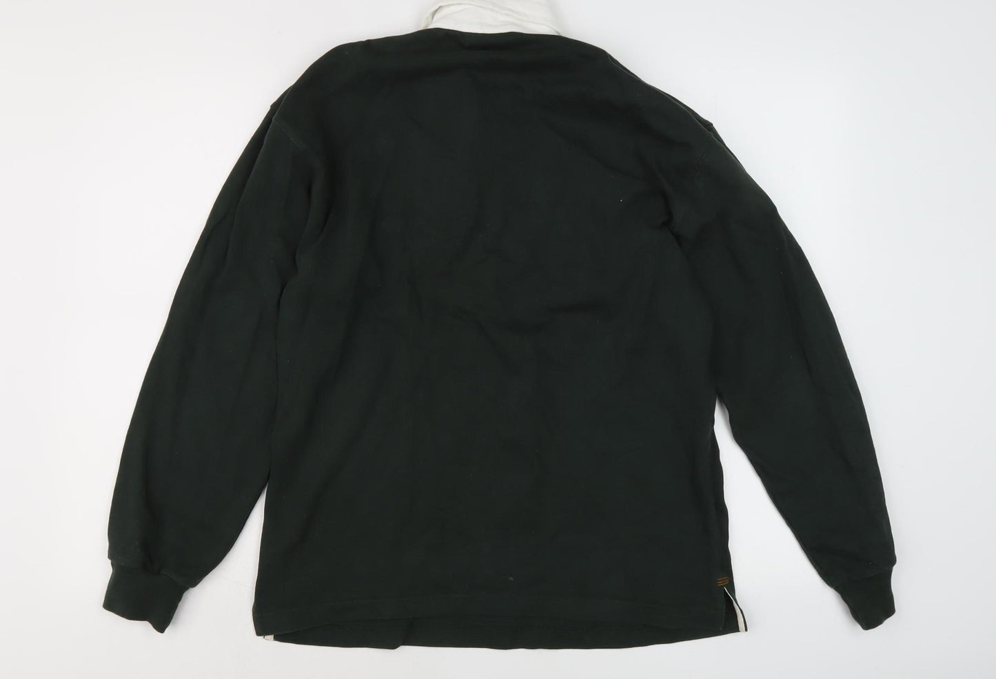 Guinness Men’s Green Long Sleeve Polo, Size S