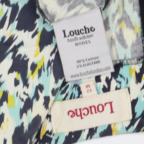 Louche Women's Multicoloured Shift Dress Size 12