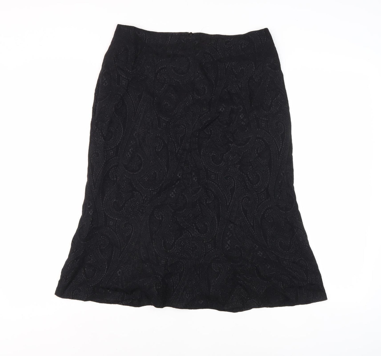 Vicente Romero Women's Black Knee Length Skirt