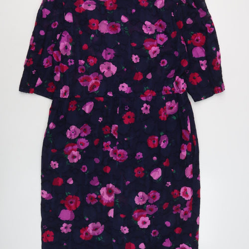 Sporting Women's Floral Shirt Dress, Multicoloured, Size 14