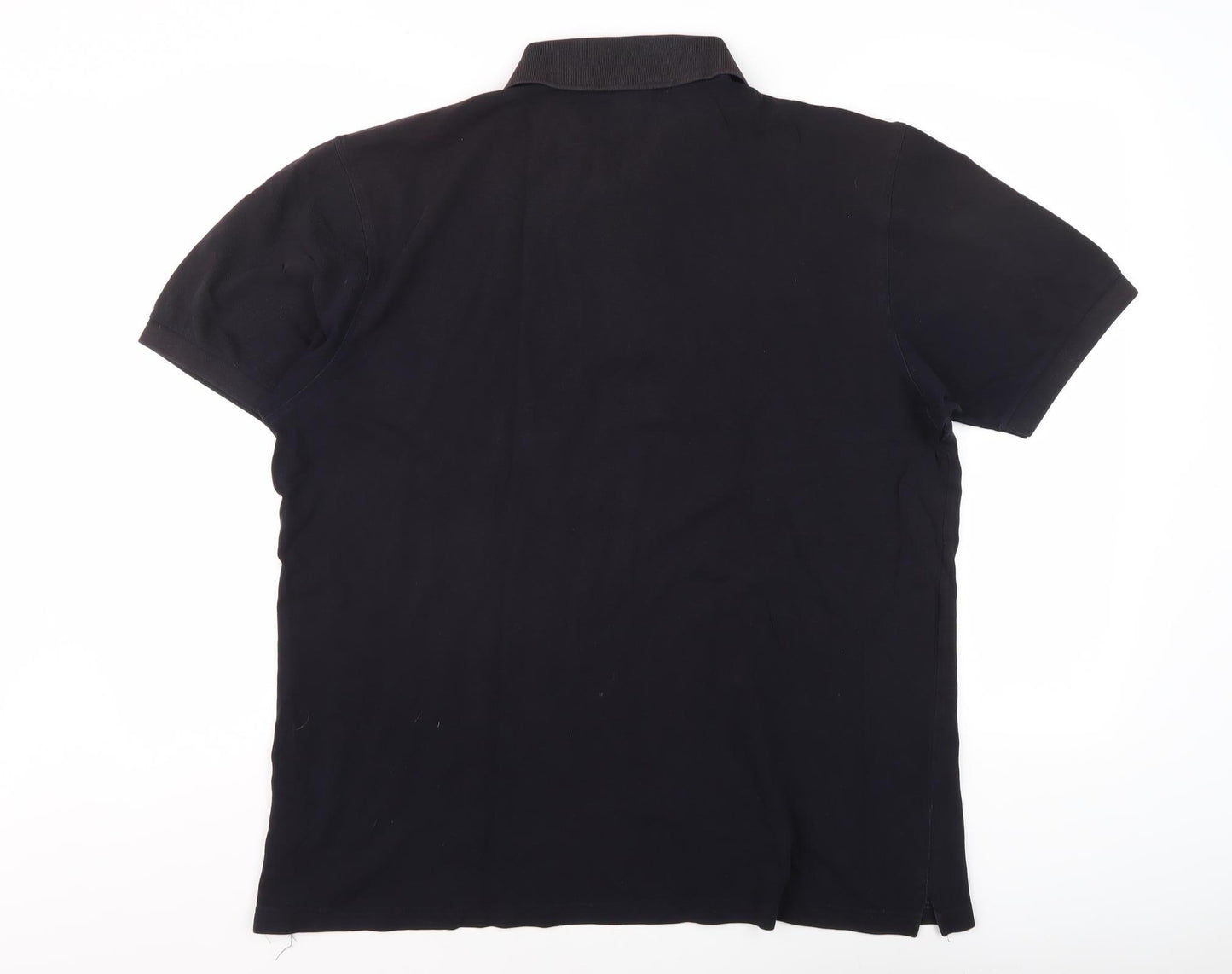 BOSS Men's Black Polo Shirt XL - Cotton Casual Classic