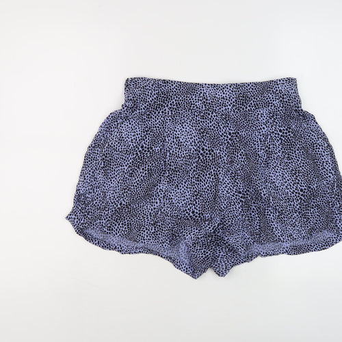 Marks and Spencer Women's Blue Animal Print Shorts