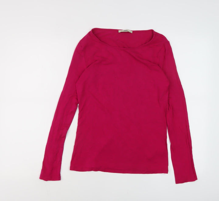 Oasis Women’s Pink Boat Neck T-Shirt Size 8