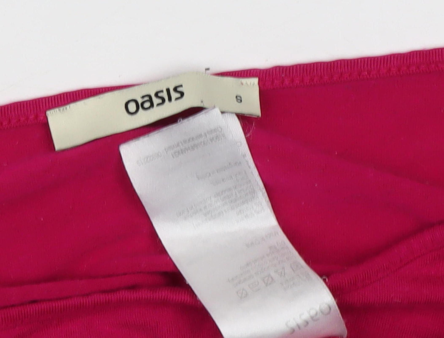 Oasis Women’s Pink Boat Neck T-Shirt Size 8
