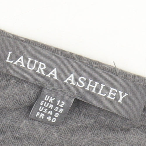 Laura Ashley Women's Grey Feather Tunic, Size 12