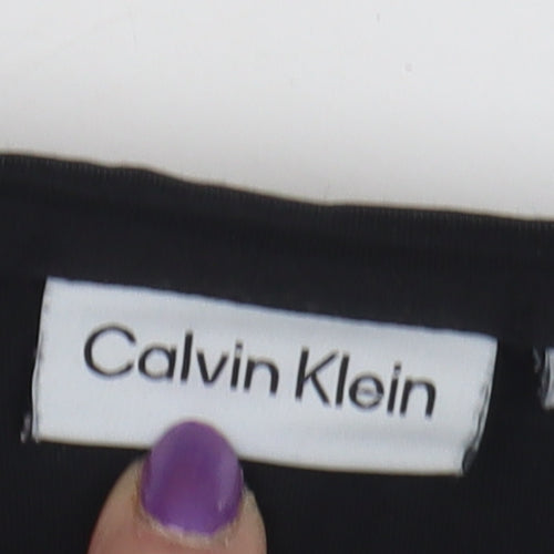 Calvin Klein Women's Black Medium Basic T-Shirt
