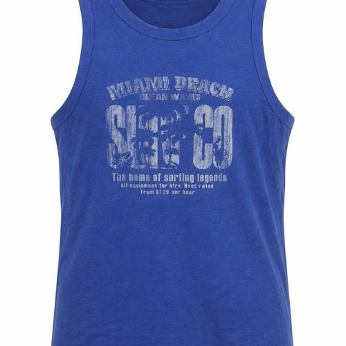 Lee Cooper Men's Blue Sleeveless Surf T-Shirt XL