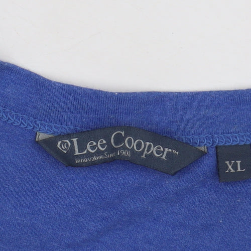 Lee Cooper Men's Blue Sleeveless Surf T-Shirt XL