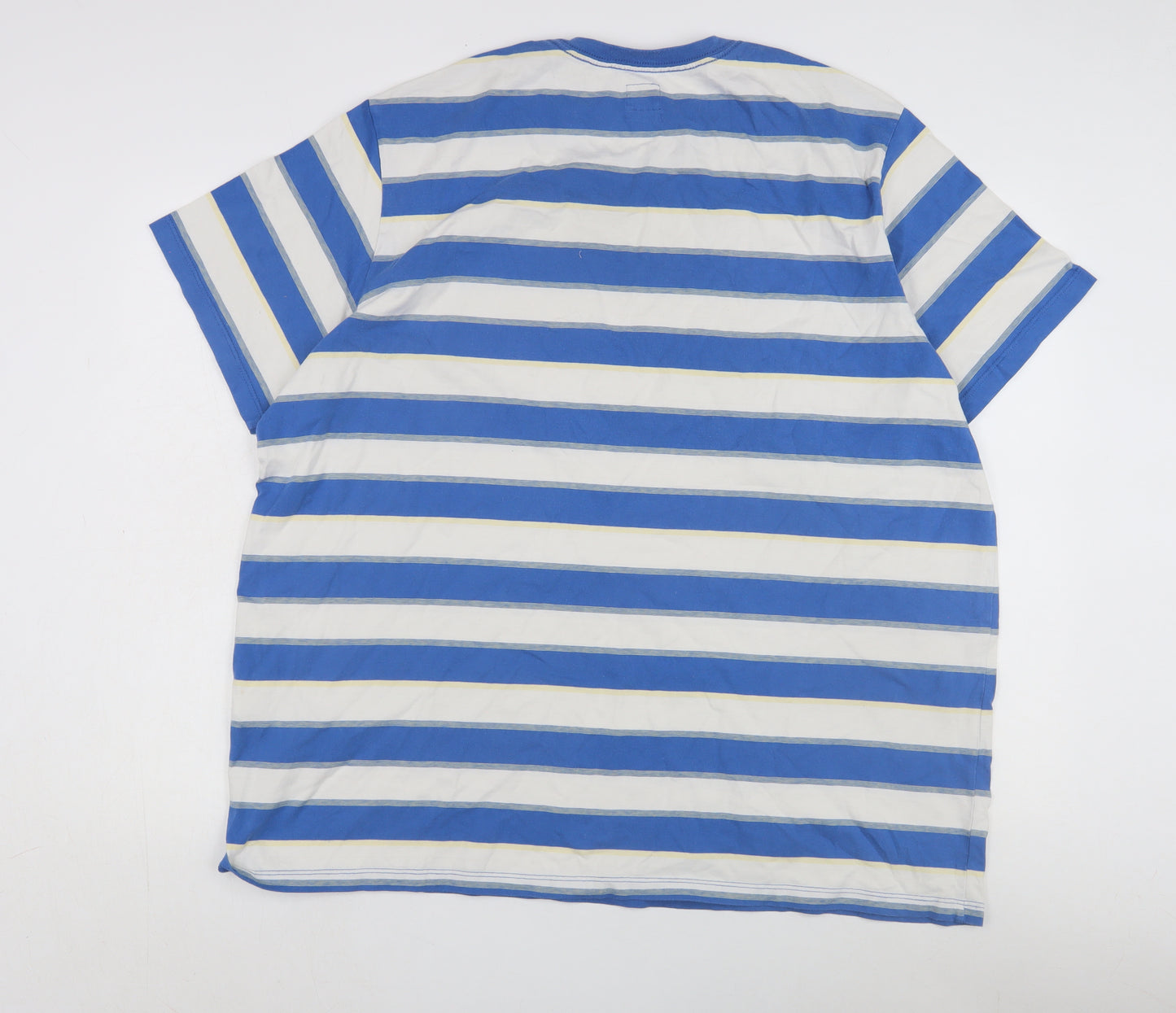 Levi's Men's Blue Striped T-Shirt 2XL
