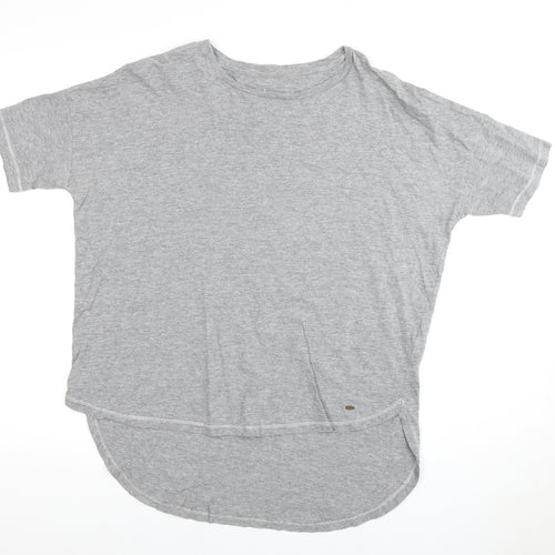 O'Neill Women's Grey T-Shirt Size 8 Crew Neck Casual