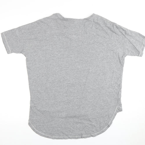 O'Neill Women's Grey T-Shirt Size 8 Crew Neck Casual