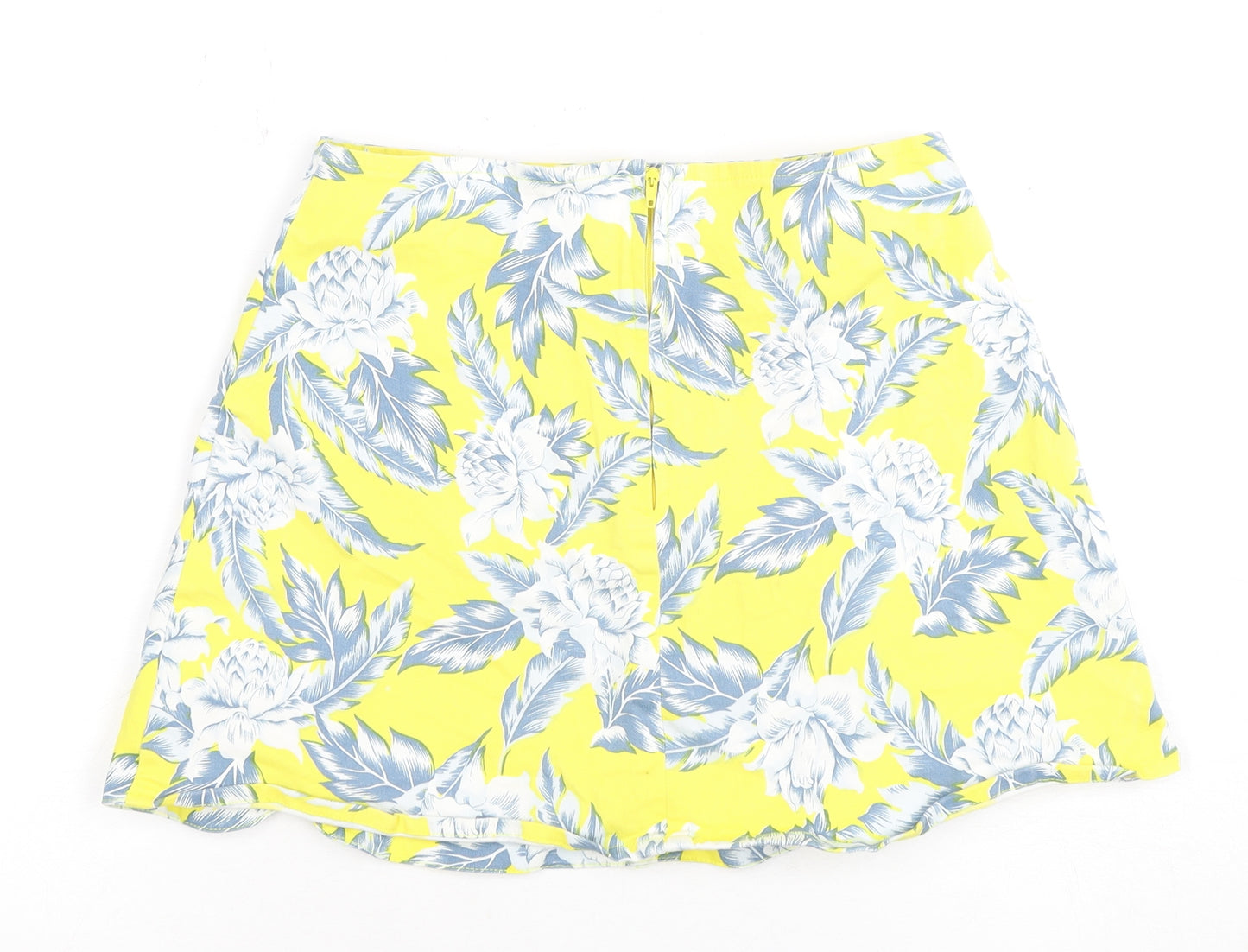 Noir Women's Floral Yellow Skirt S
