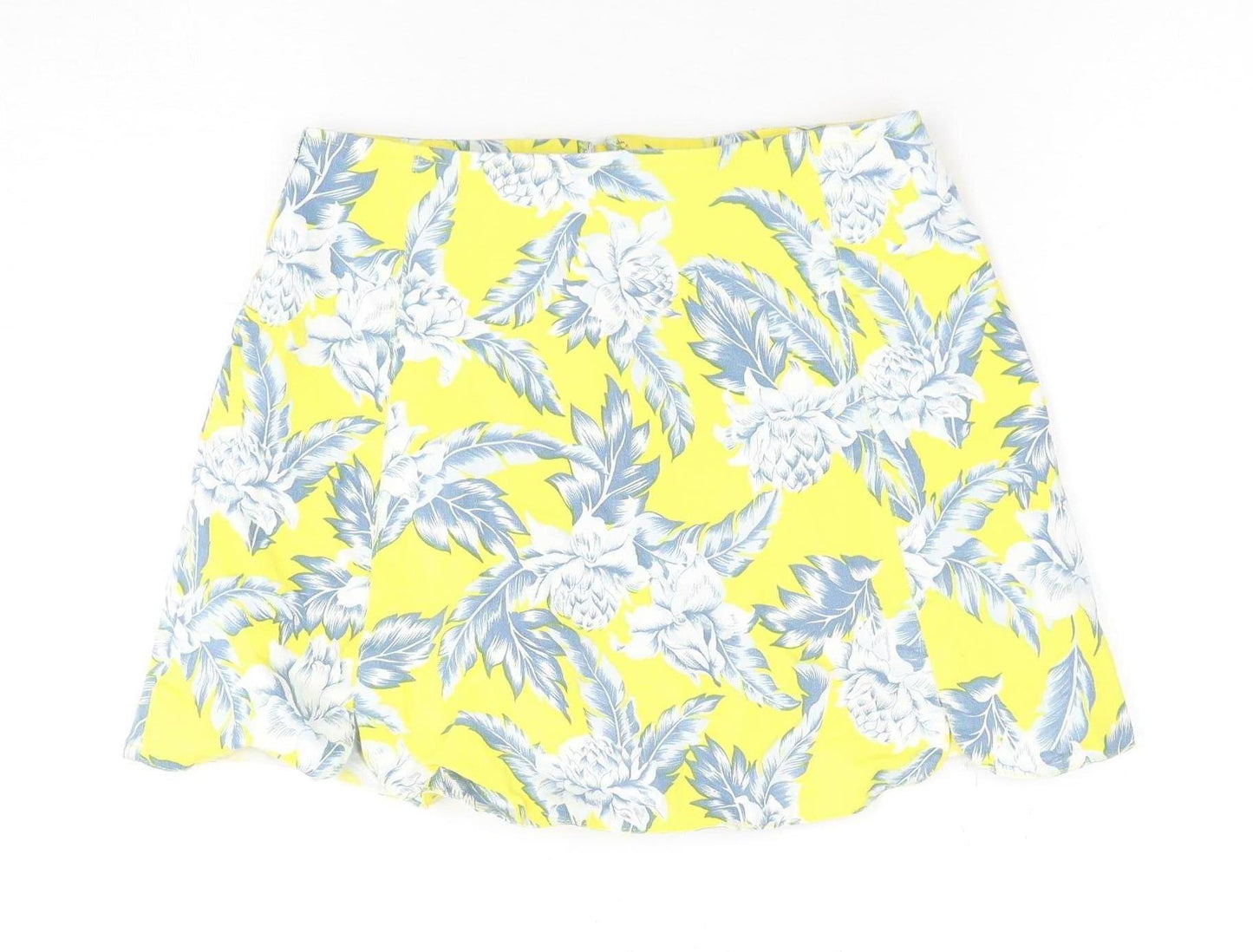 Noir Women's Floral Yellow Skirt S