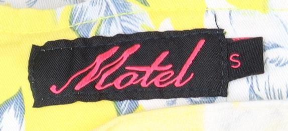 Noir Women's Floral Yellow Skirt S