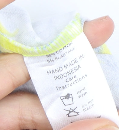 Noir Women's Floral Yellow Skirt S