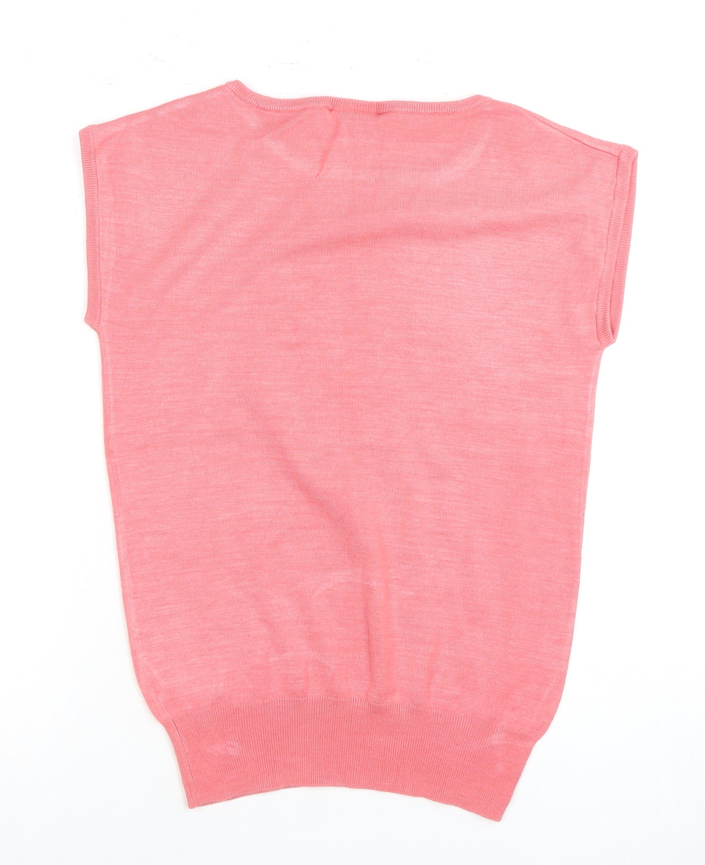 Next Women's Pink Crew Neck Sleeveless Top, Size 12