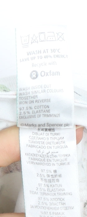 Marks and Spencer Women's Floral Straight Jeans, Size 12