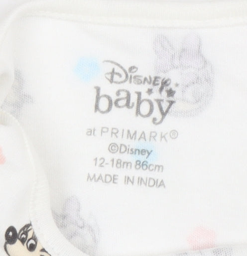 Disney at Primark Unisex Multicoloured Babygrow 12-18 Months