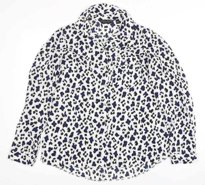 Dorothy Perkins Women's Animal Print Button-Up Shirt