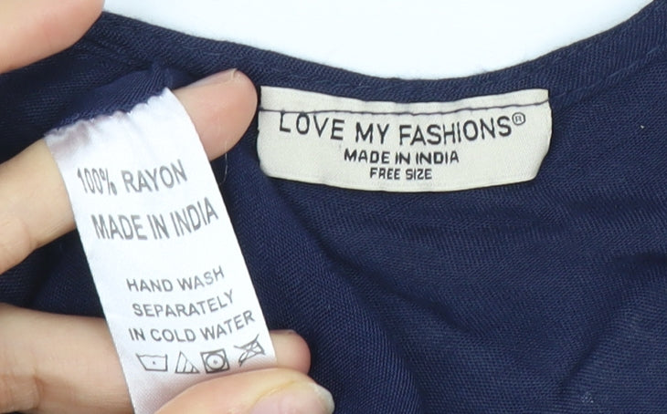 Love My Fashions Women's Multicoloured Rayon Dress