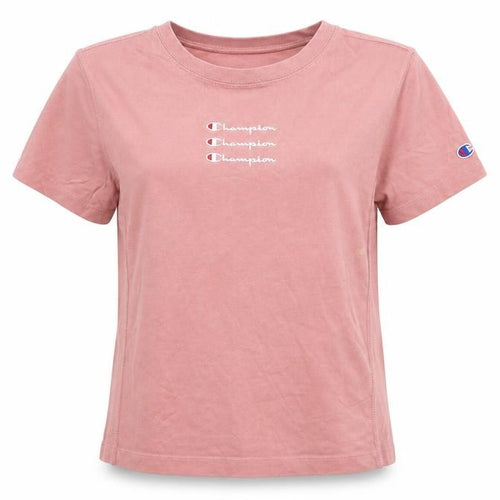 Champion Women's Pink T-Shirt M Cotton Casual