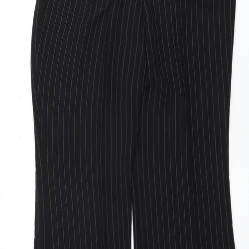 Marks and Spencer Women’s Black Striped Trousers Size 16