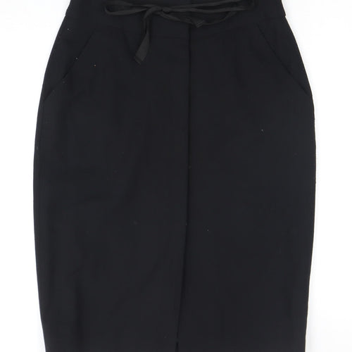 Coast Women's Black Pencil Midi Skirt - Size 12