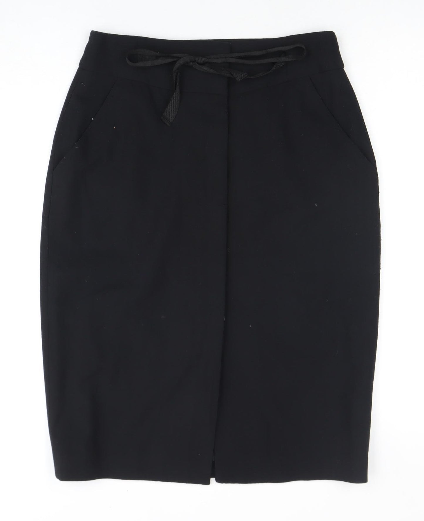 Coast Women's Black Pencil Midi Skirt - Size 12