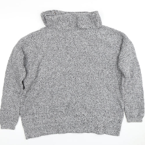 Next Women's Grey Roll Neck Jumper Size S