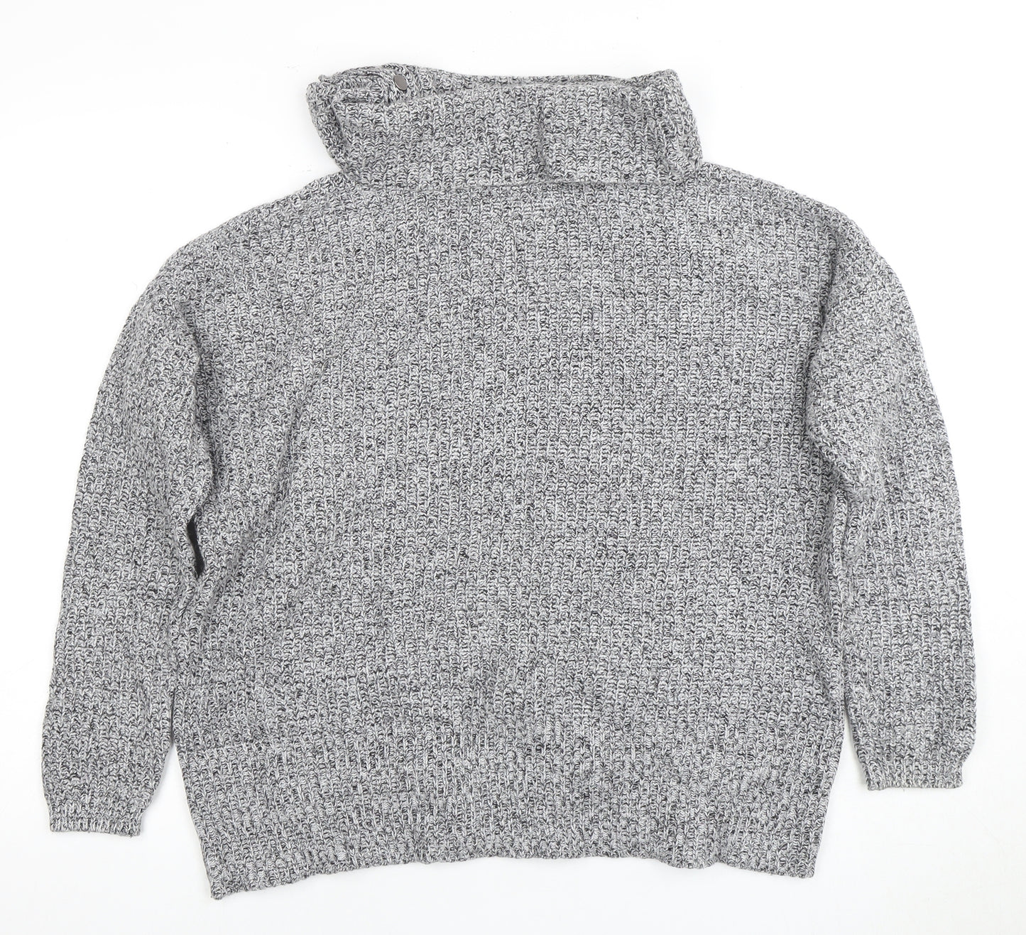 Next Women's Grey Roll Neck Jumper Size S