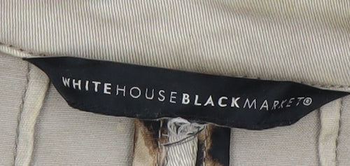 White House Black Market Beige Women's Blazer Size 14
