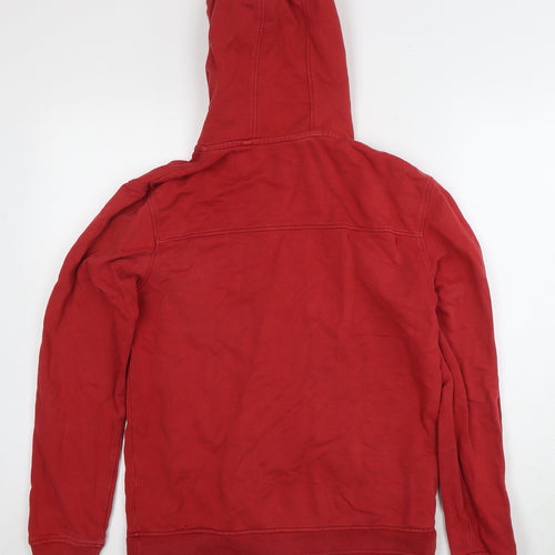 Next Men's Red Full Zip Hoodie, Size S