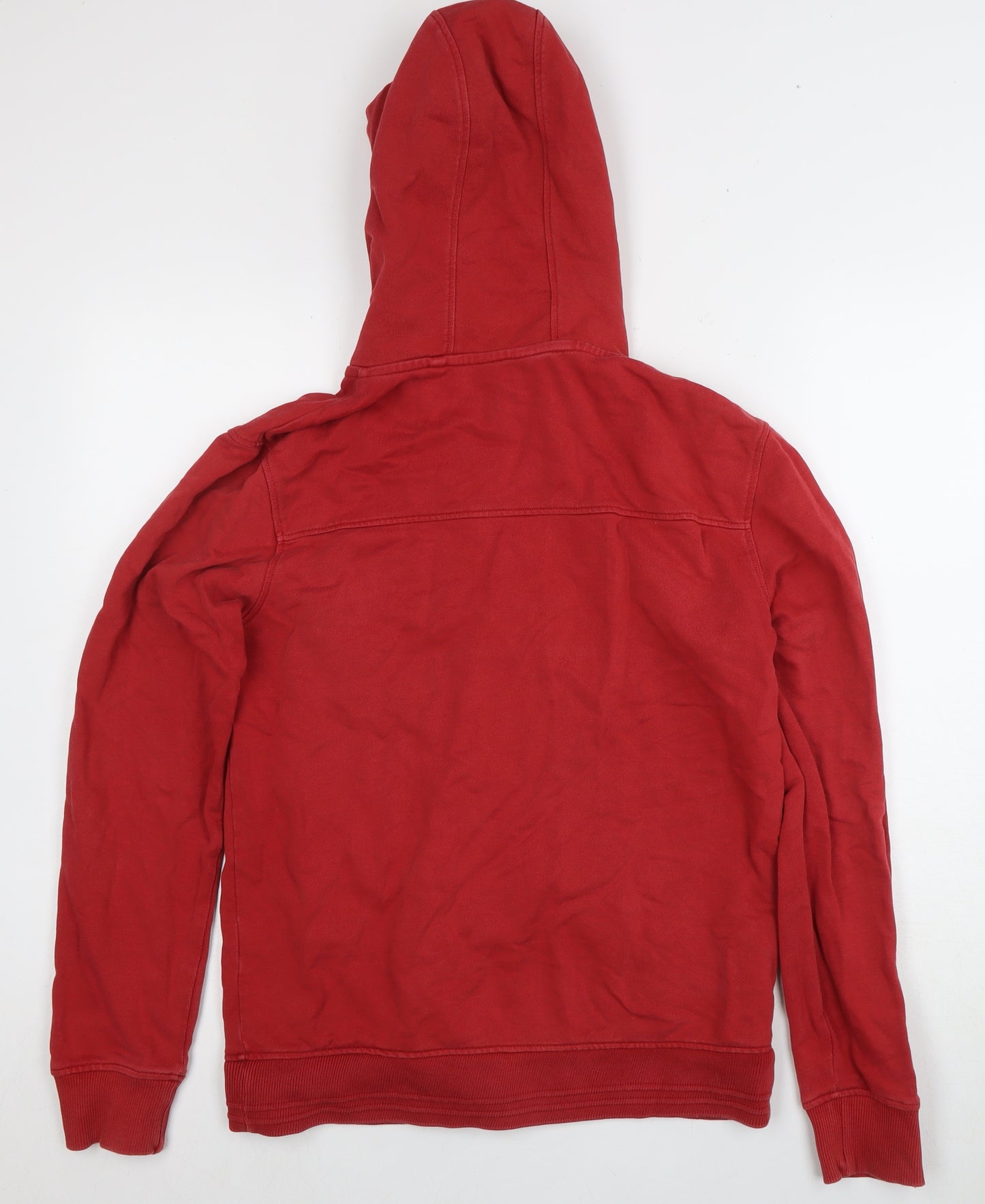 Next Men's Red Full Zip Hoodie, Size S
