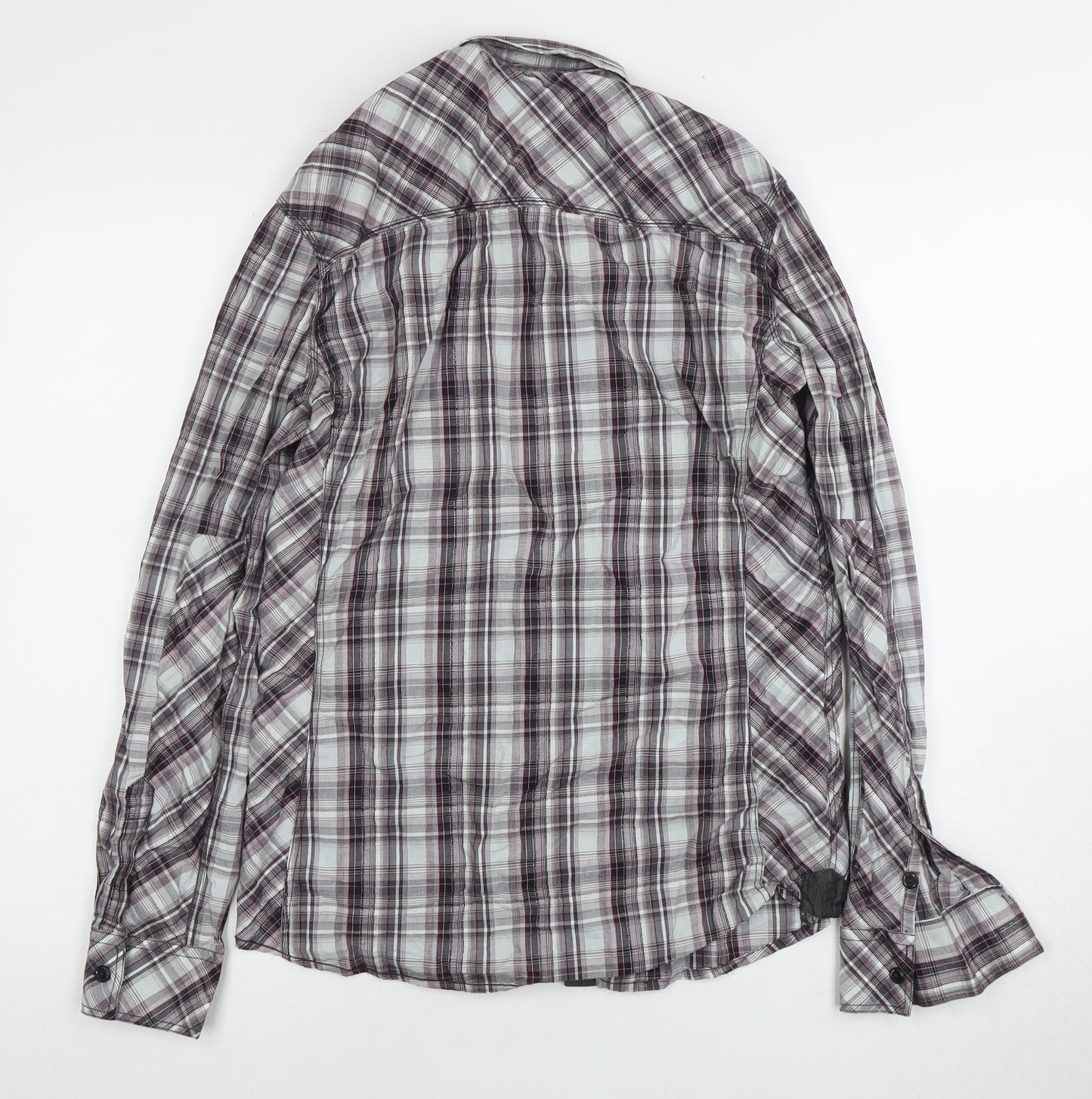 Next Men’s Multicoloured S Plaid Cotton Shirt