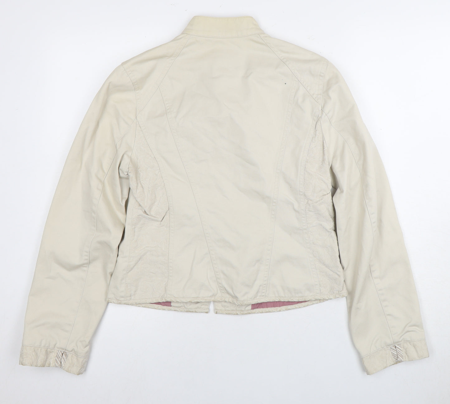 Principles Women's Beige Cotton Jacket Size 12