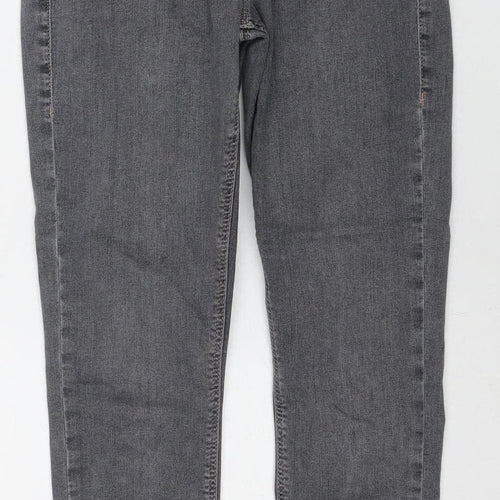 Topshop Women's Grey Skinny Jeans, Size M, Slim Fit