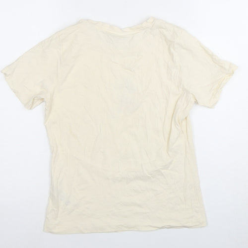Disney Unisex Ivory Mickey Mouse T-Shirt Size S