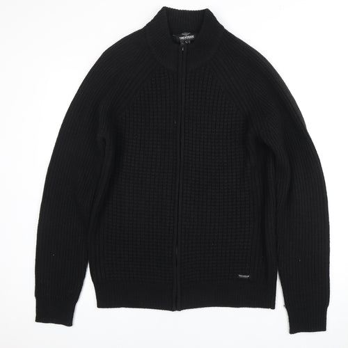 Threadbare Men's Black Full Zip Jumper L