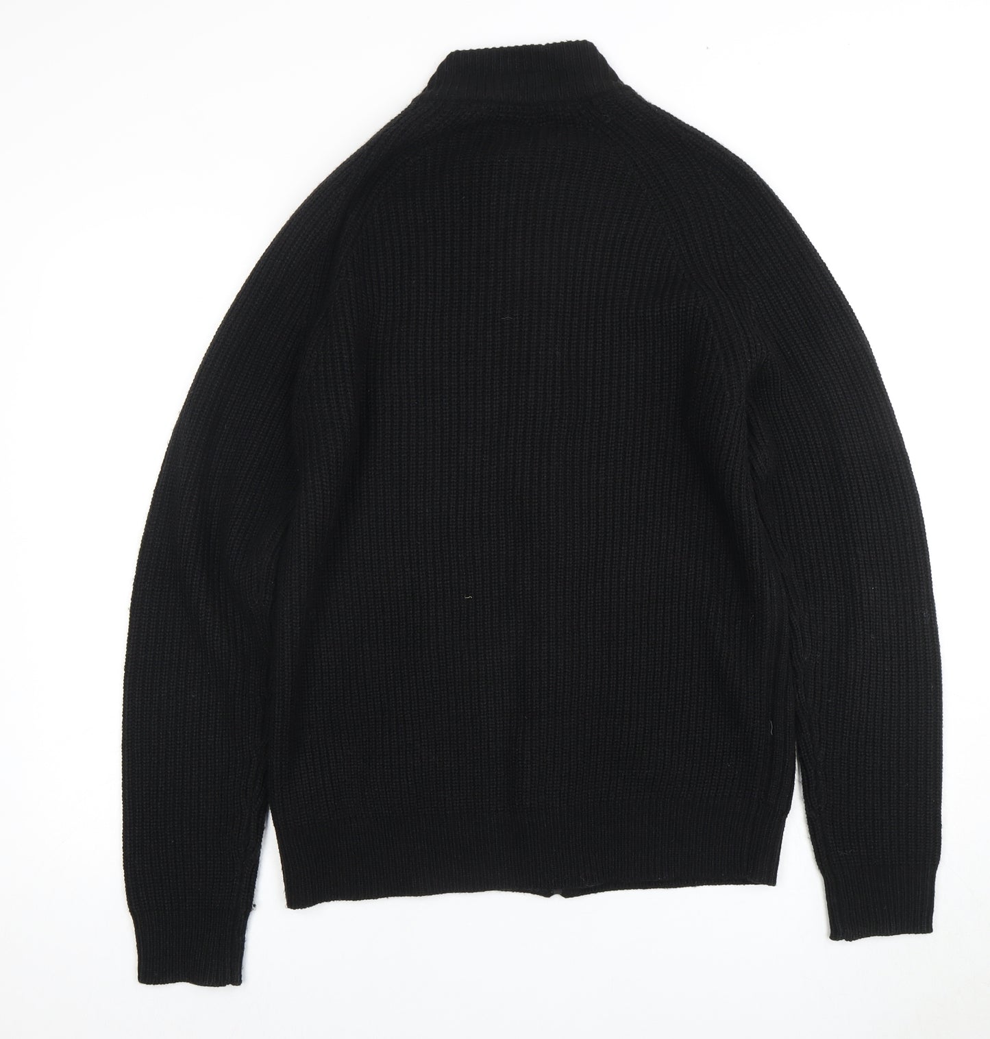 Threadbare Men's Black Full Zip Jumper L