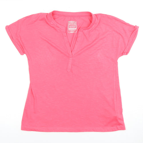 Mountain Warehouse Women's Pink T-Shirt, Size 10, Quick-Dry