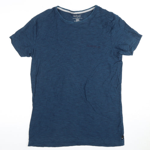 Quiksilver Men's Blue Medium Crew Neck T-Shirt
