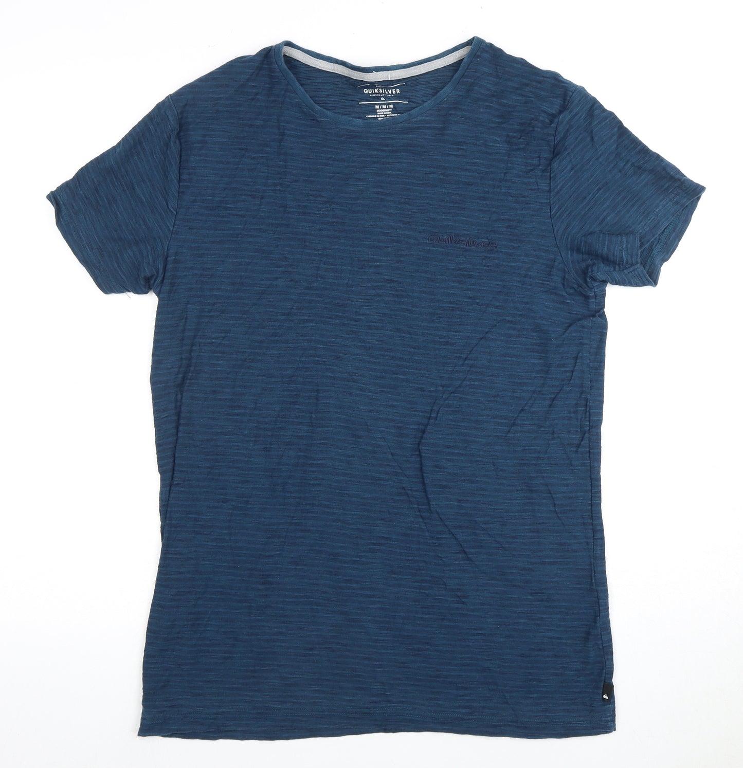 Quiksilver Men's Blue Medium Crew Neck T-Shirt