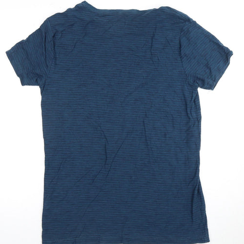 Quiksilver Men's Blue Medium Crew Neck T-Shirt