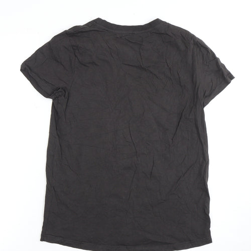 Disney Women's Black Mickey & Friends T-Shirt - Size 8