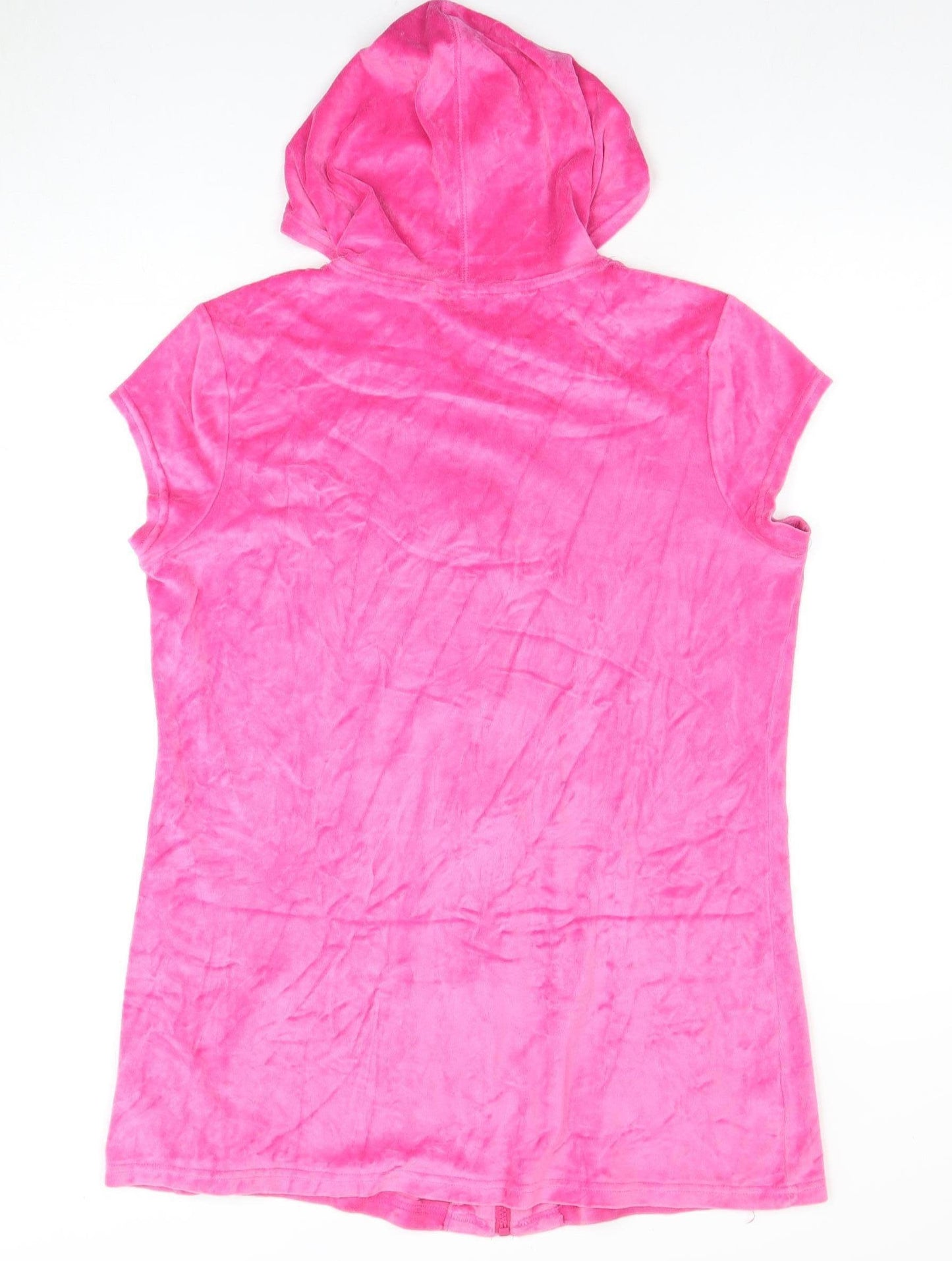 Jasper Conran Women's Pink Sleeveless Hooded Jacket Size 14