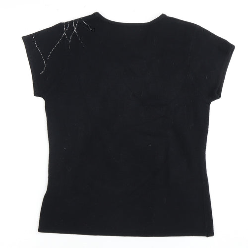 Select Women's Black T-Shirt, M, Short Sleeve, Basic